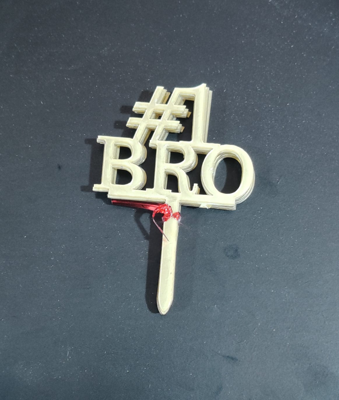 Bro Acrylic Topper Pack of 10