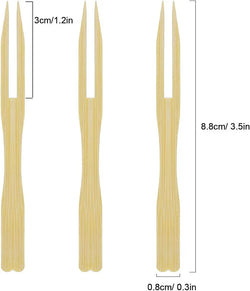 Wooden Fruit Fork Approx 70 pcs