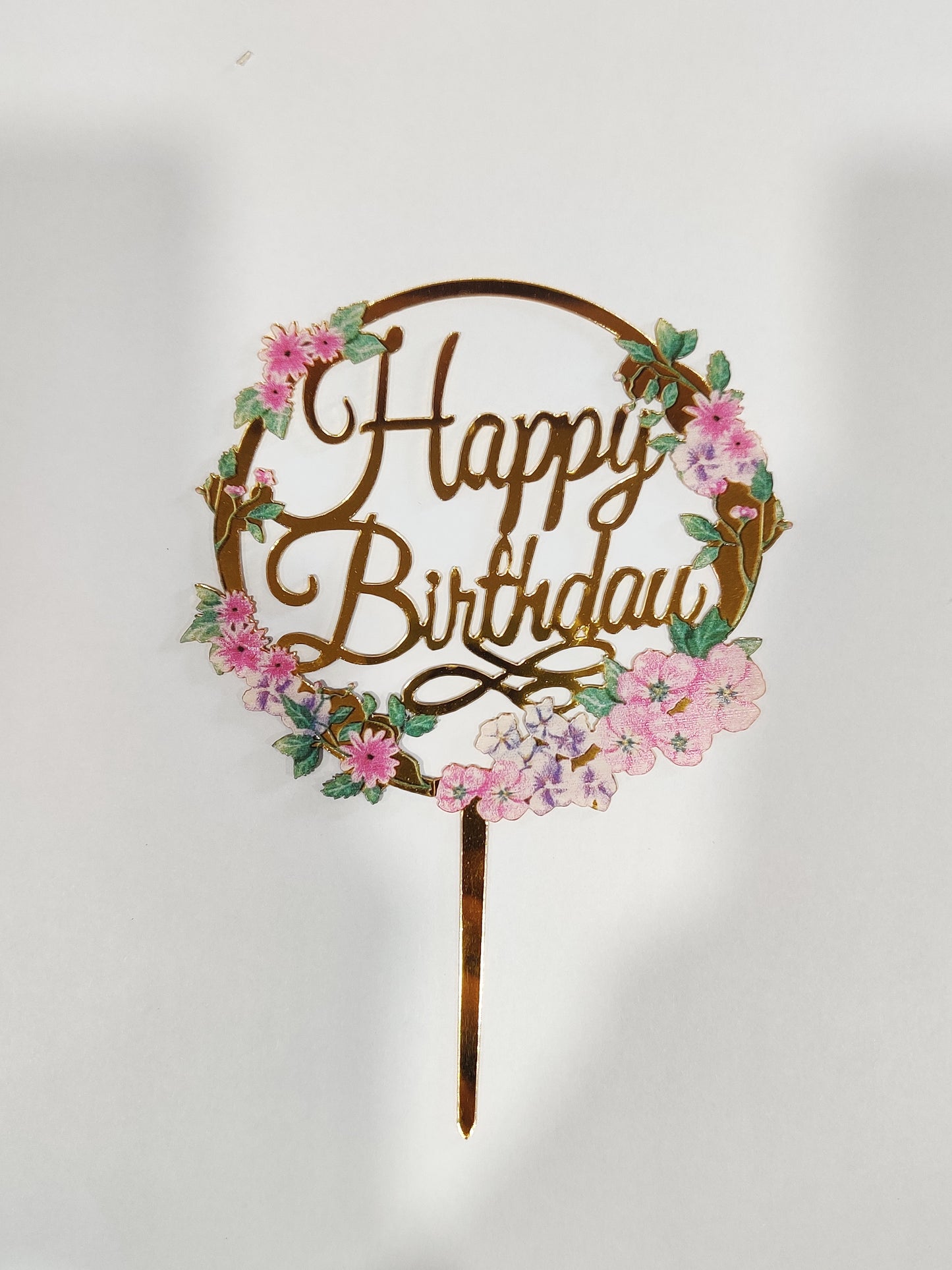 Happy Birthday topper