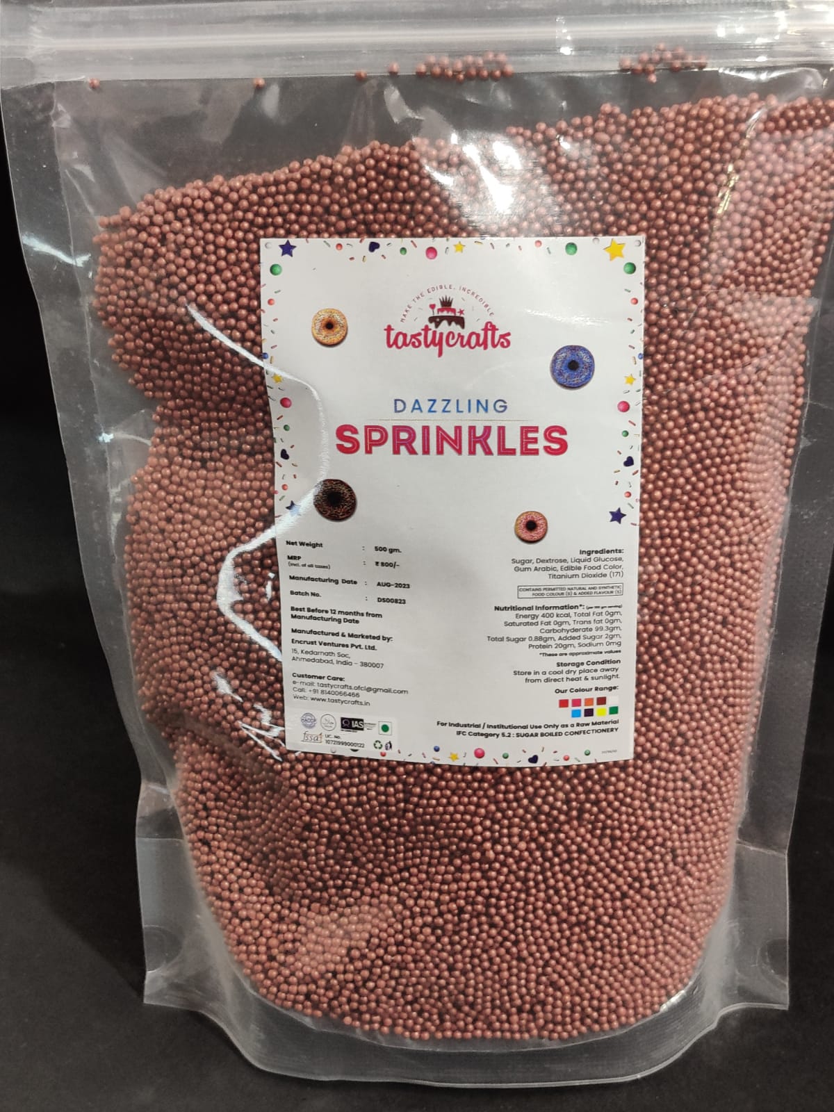 Tastycraft Brown Sprinkle 1.5 mm