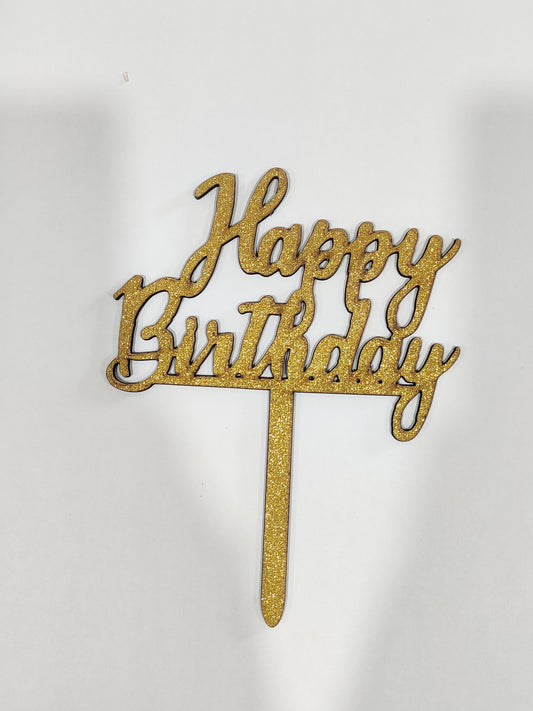 Happy Birthday topper
