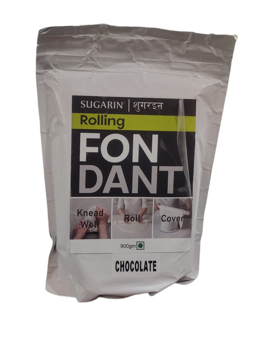 Sugarin Rolling Fondant Chocolate 900 Gm