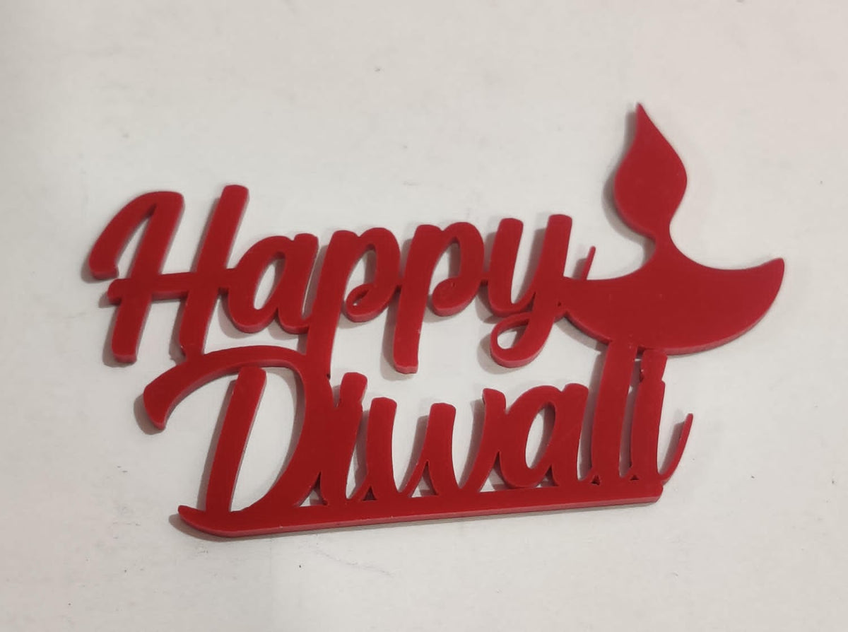 Happy Diwali Tag size - 3 inch Pack Of 3