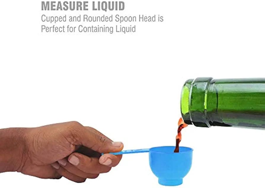 Measuring jar with spoons