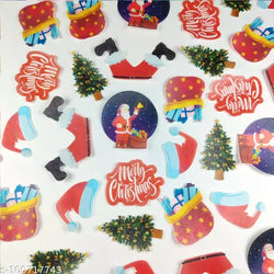 Tastycraft Christmas Edible Pre-Cut Wafer Paper pack of 8 (WPC-405)