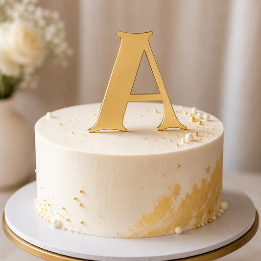 A Alphabet 2 inch Acrylic Topper