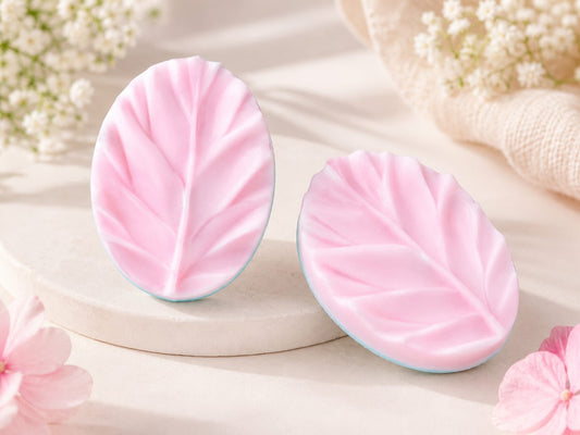 Leaf fondant mould set of 2