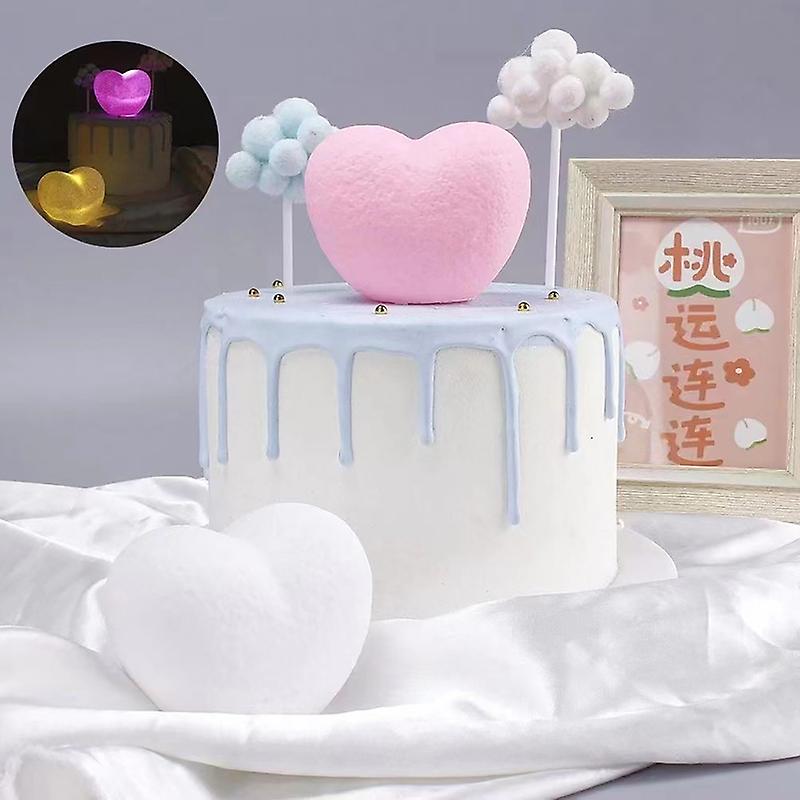 LED Heart Night Lamp Pink