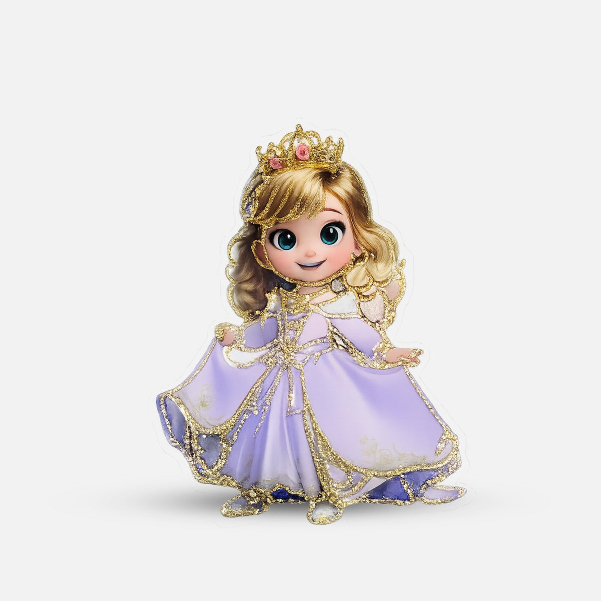 Princess butterfly Theme Topper (2 wings 1 princess)