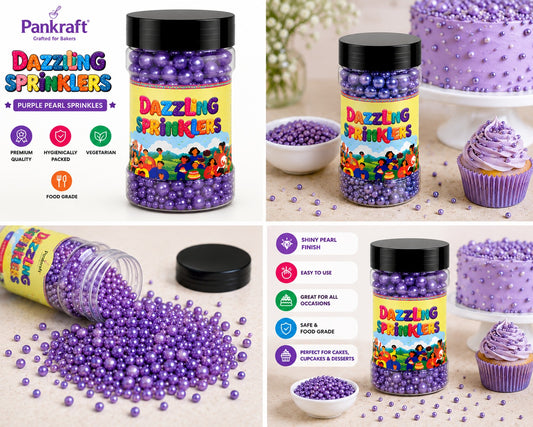 Pankraft Purple Mix Pearl Dazzling Sprinkler 100 gm
