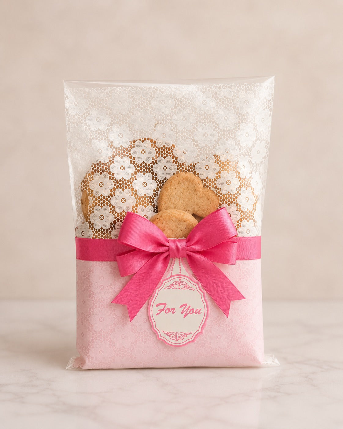 Cookie pouch pack of 10 size 4x4