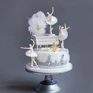 Ballet Dancer Dolls Cake Topper (Set of 3)