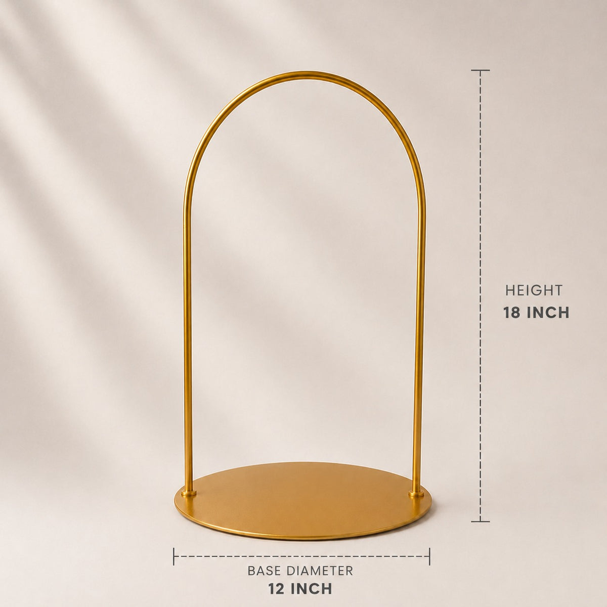 Loop Metal Cake Stand (height-18 inch)