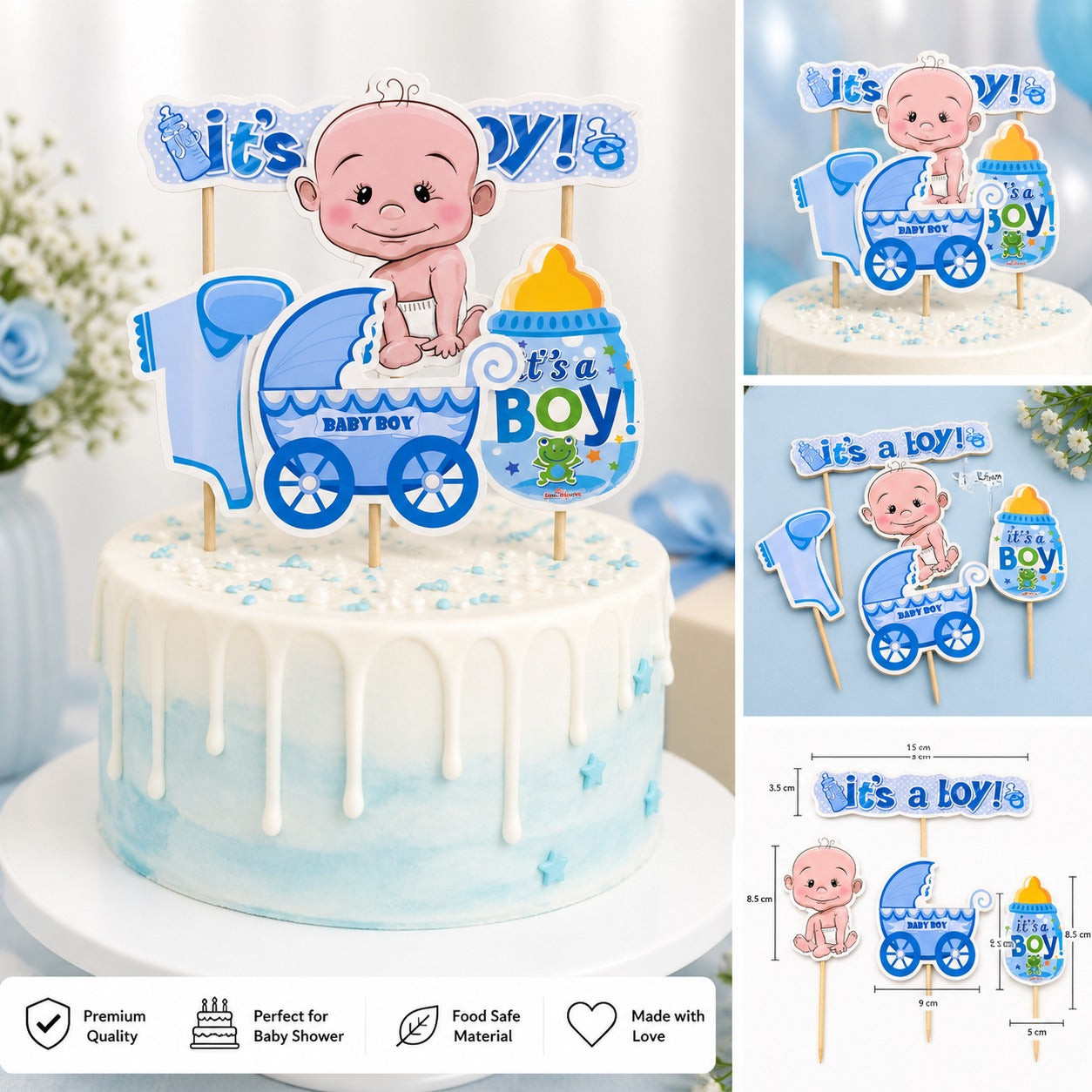 It's a boy theme topper