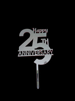 25th anniversary Acrylic Topper