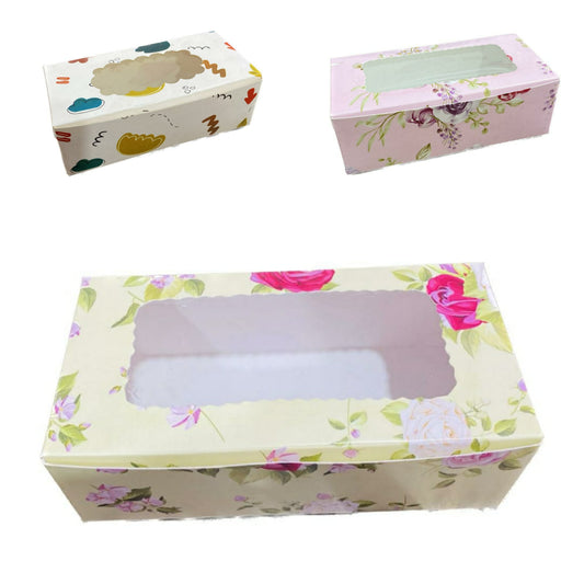 2 Pcs Brownie Box ( Random Design )
