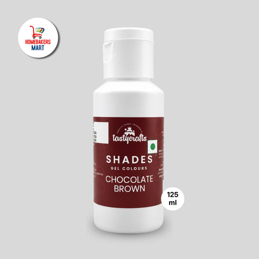Tastycraft chocolate Brown gel colour 125gm