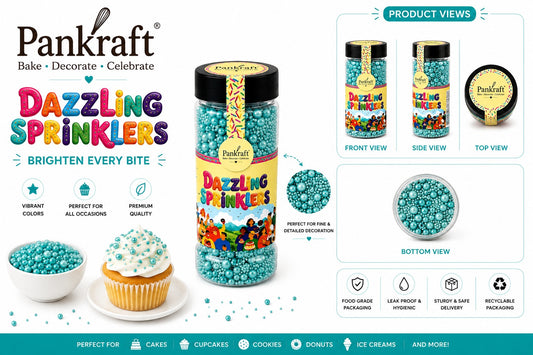 Pankraft Sky Blue Mix Pearl Dazzling Sprinkler 750 gm