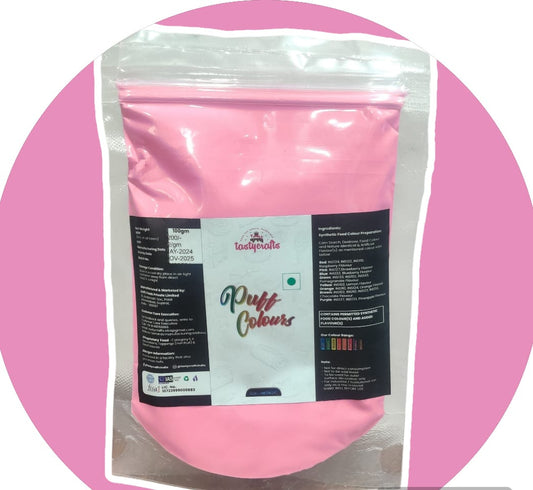 Tastycrafts Pink Puff Colours Refill Pouch  100gm