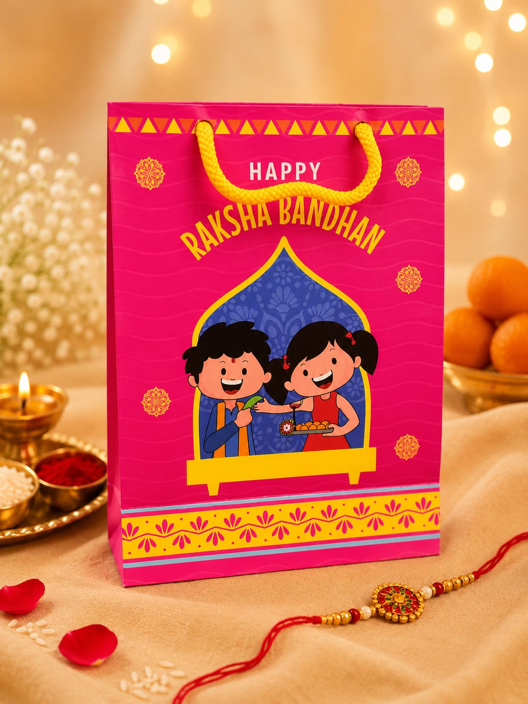 Raksha Bandhan Gift Bag Pack Of 5 1663 C
