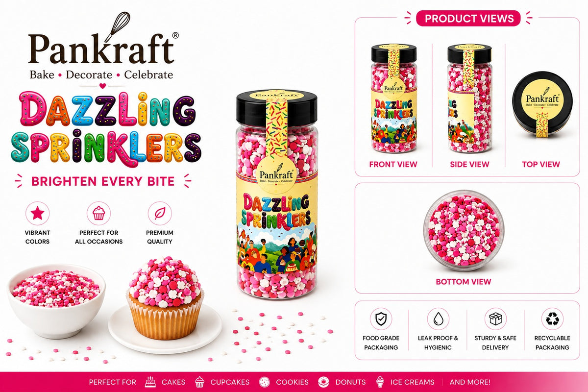 Pankraft Figura Heart Shape Dazzling Sprinkler 500gm