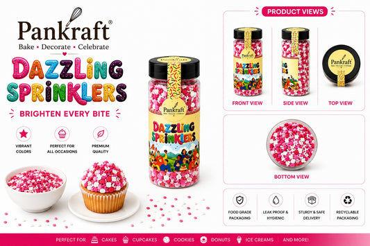 Pankraft Figura Heart Shape Dazzling Sprinkler 500gm