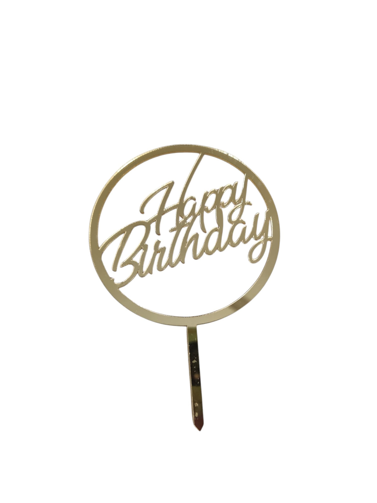Happy Birthday Acrylic Topper