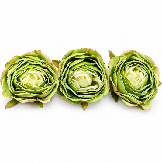 Artificial Pistachio Green Flower Set Of 3