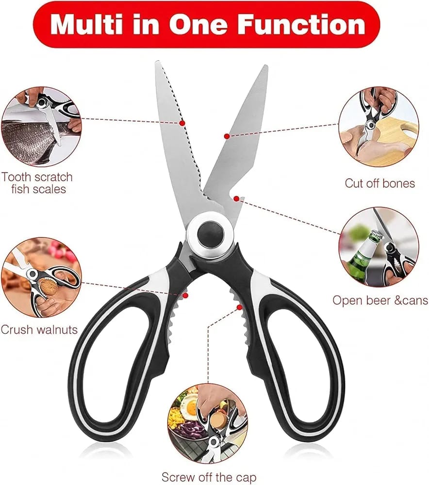 Multifunctional kitchen scissors