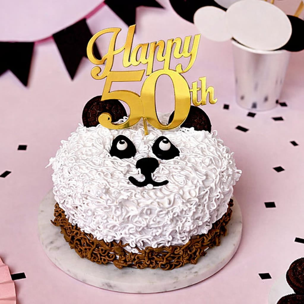 50th Acrylic Topper