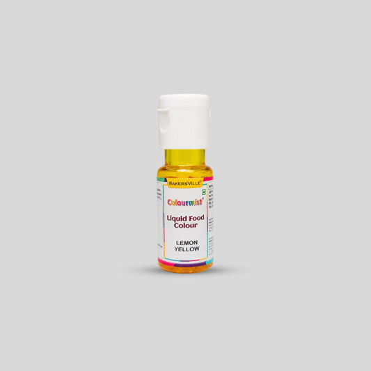 Bakersville Colourmist lemon yellow liquid food colour 20ml