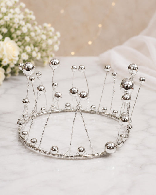 Crown topper silver