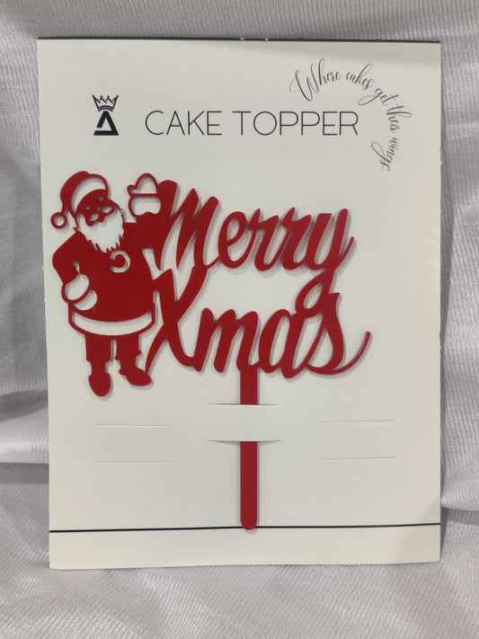 Christmas Acrylic Topper