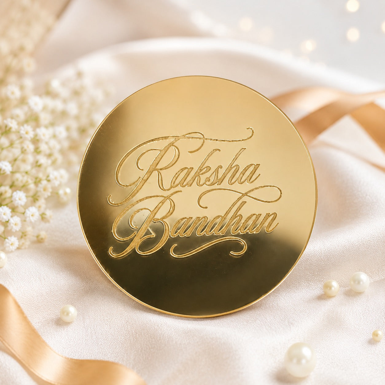 Acrylic Raksha Bandhan Coin pack of 10