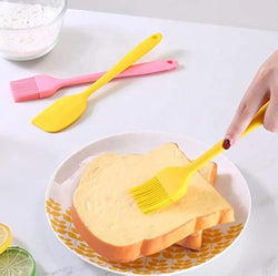 Premium silicon spatula & brush set - small