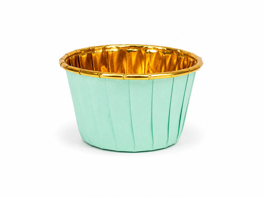 Mint green cupcake liner pack of 50 (size 1.5x2inch)