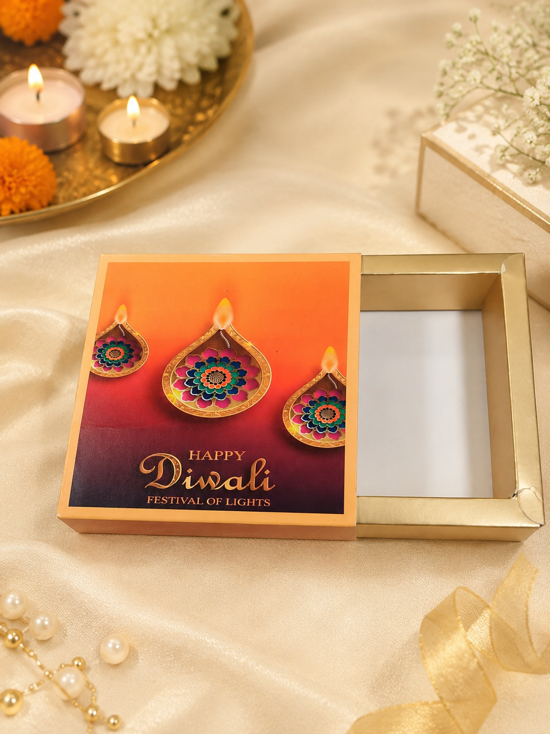 Diwali Festive slider Gift Box pack of 10
