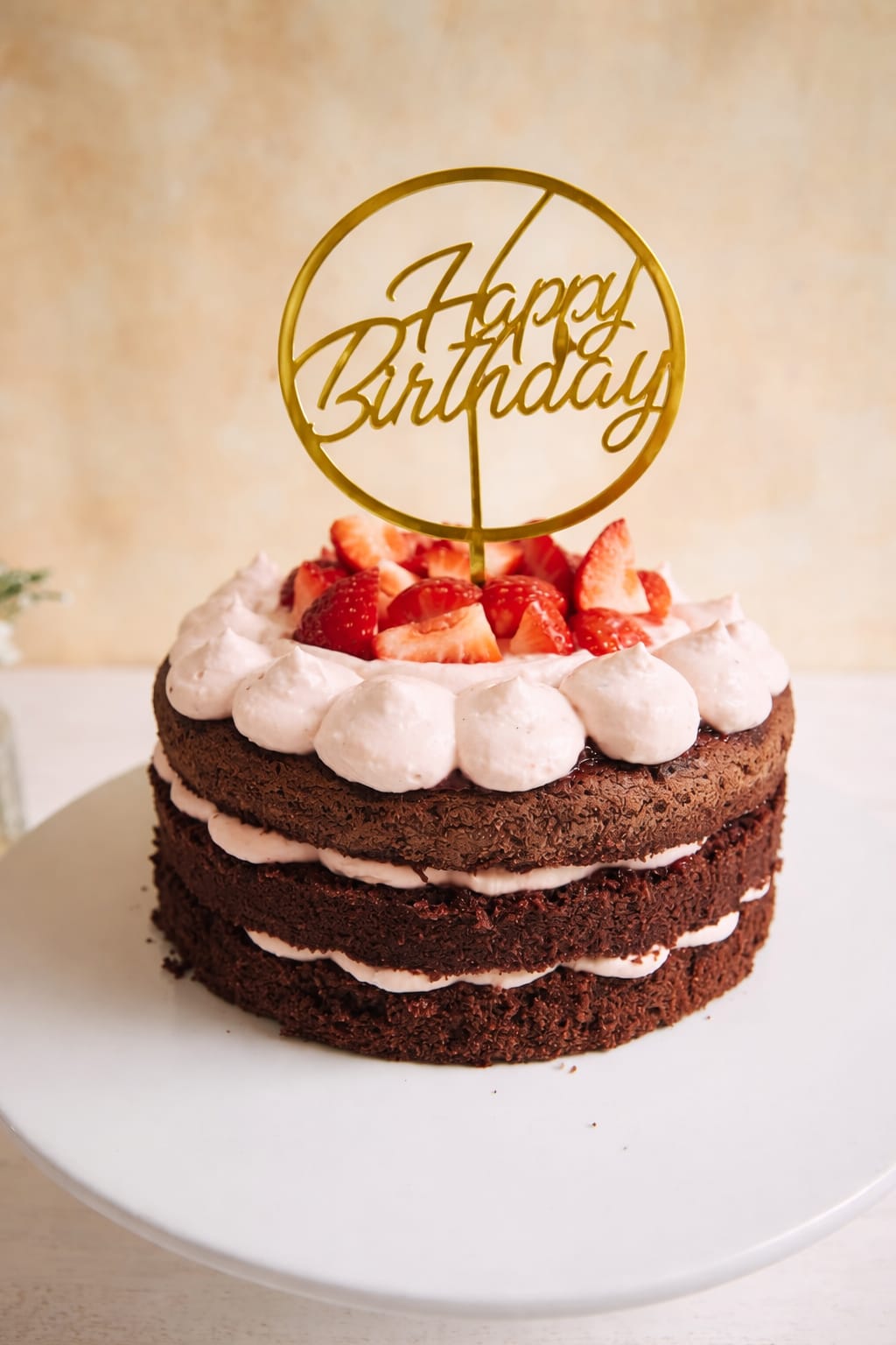 Happy Birthday Acrylic Topper