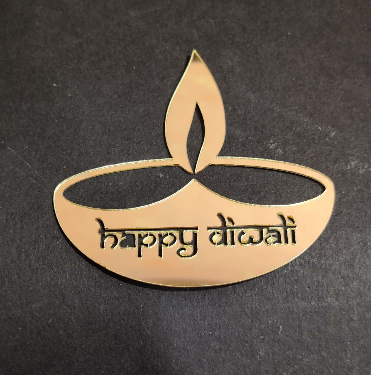 Happy Diwali Tag size - 3 inch