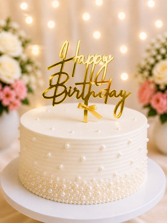Happy Birthday topper pack of 10 (3inch)