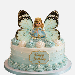 Princess Butterfly Theme Topper (2 wings 1 princess)