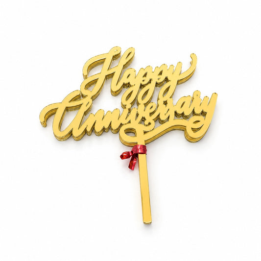 Happy Anniversary Topper pack of 10