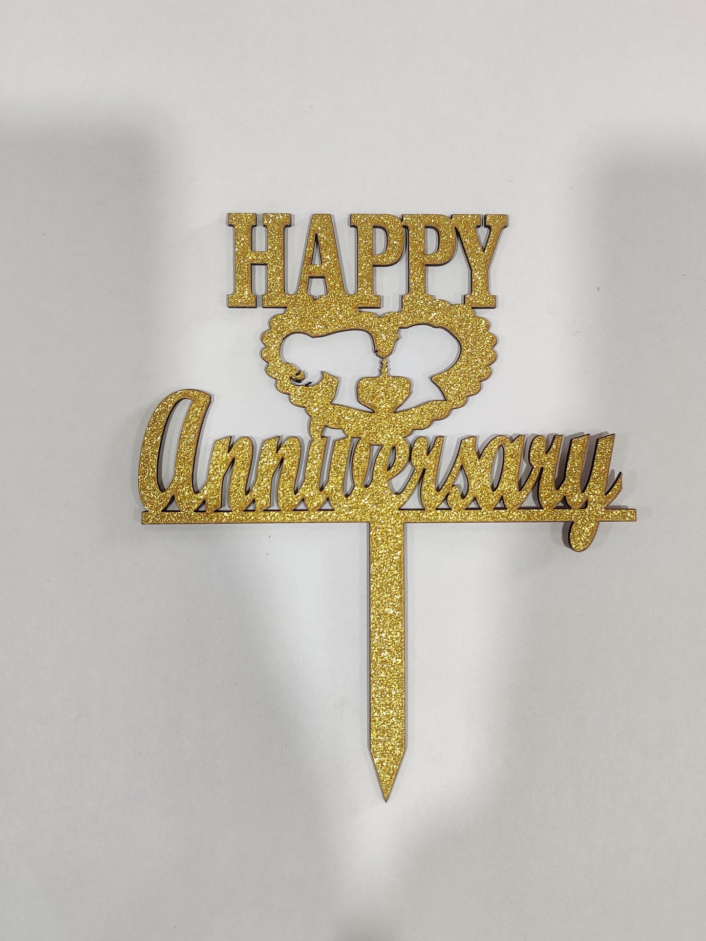 Happy anniversary topper
