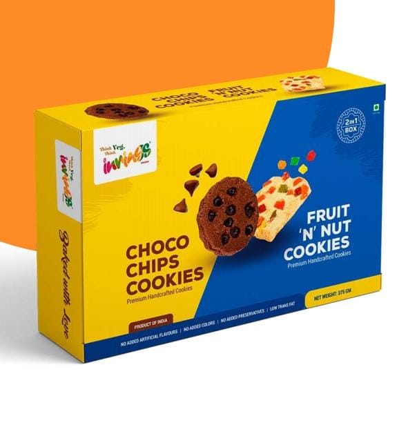 Choco Chips cookie nd fruits nut cookies 375gm