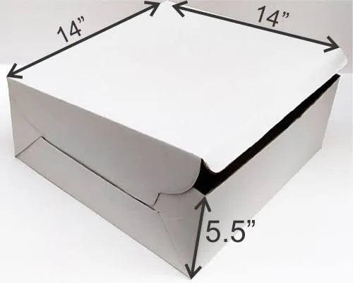 Cake box 14x14x5 inch