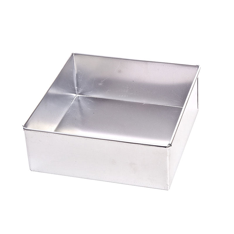 Square tin 7 x 2.5 inch heavy duty