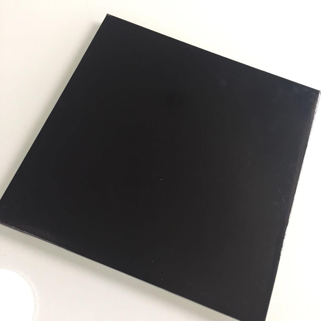 10 inch black square baseboard - 2 pound pack of 50