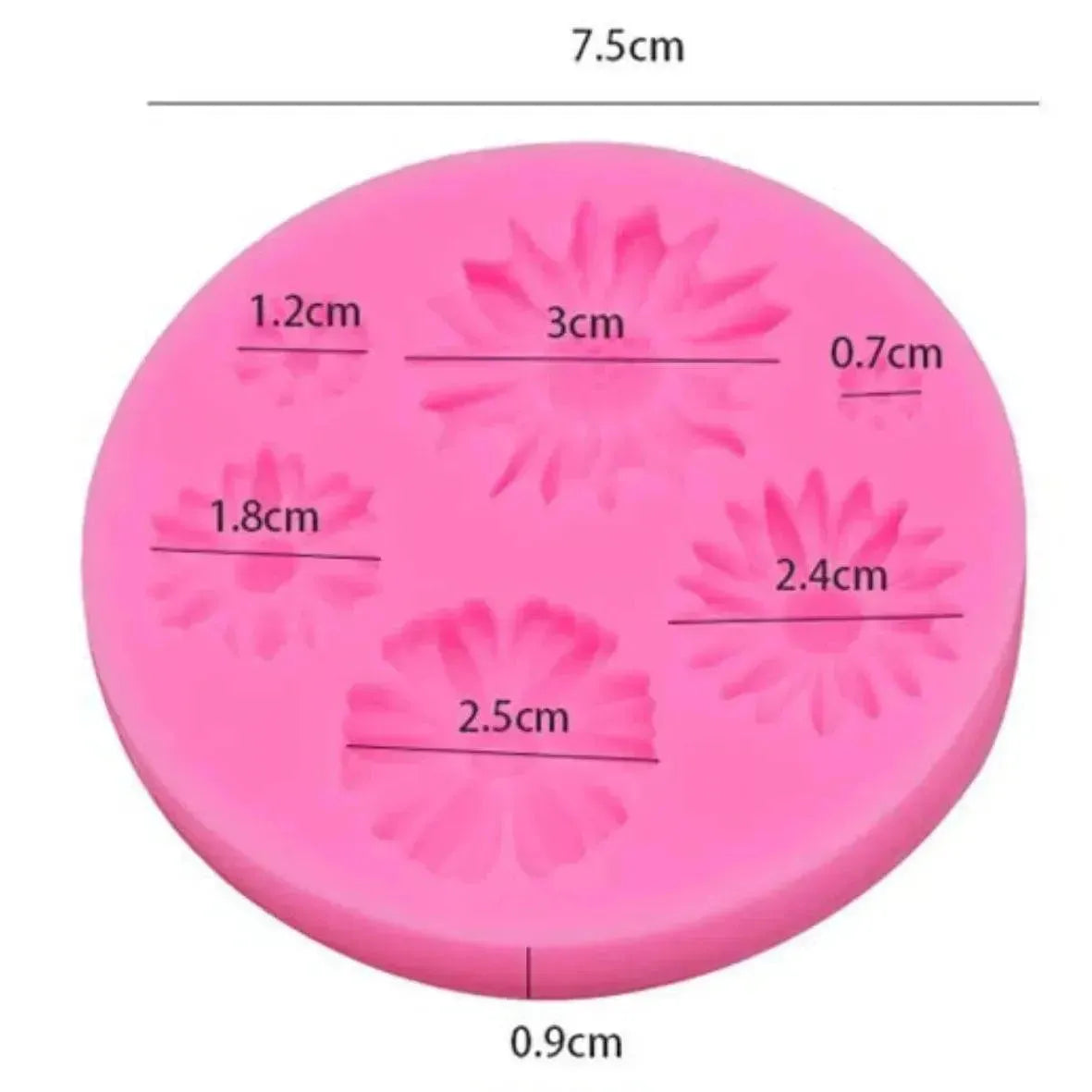 Daisy Flower Chocolate Fondant Mould