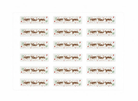 Bakersville Food Decor Transfer New Year Mould