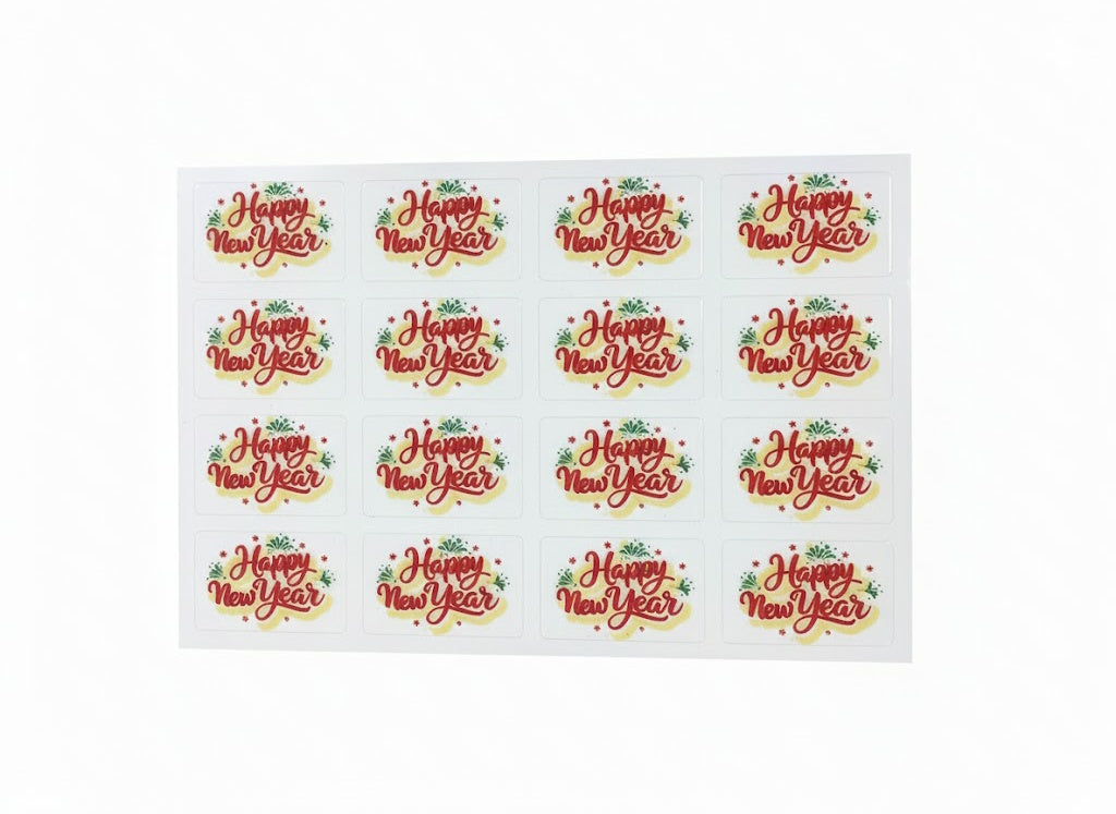 Bakersville Food Decor Transfer New Year Mould